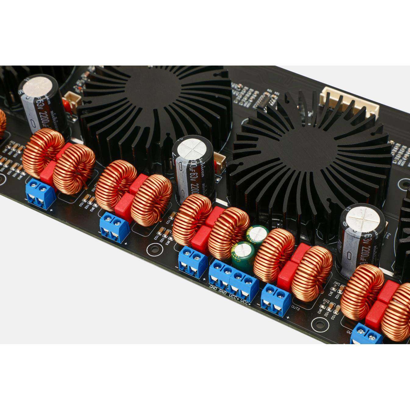 TPA3255八声数道字D类大率功放板30功W*8（MYX风扇款0）