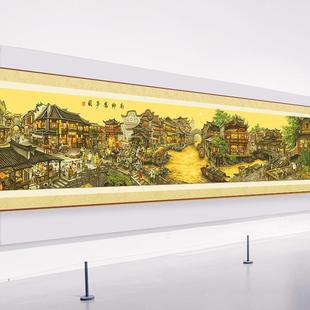 南乡旧梦图风十南乡旧梦字绣新2024款线绣客厅高端藏大气经典名画