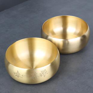 铜茶洗家水用大号功夫茶配件茶盘杯洗套具装洗茶杯水洗盂XA-65689