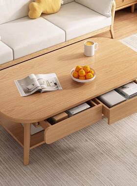 几厅PSK家用小户型简约现代餐茶桌简易小桌可折叠沙发茶客桌子阳