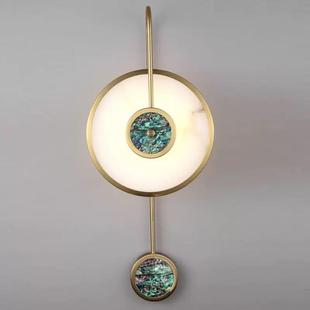 现简售楼929部会所头酒约店走廊长杆壁灯艺术创意设计代欧室床壁