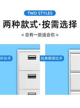 HFD-9548钢制加厚卡箱A4F捞C卡箱档案料二挂劳柜快抽屉文件柜三四