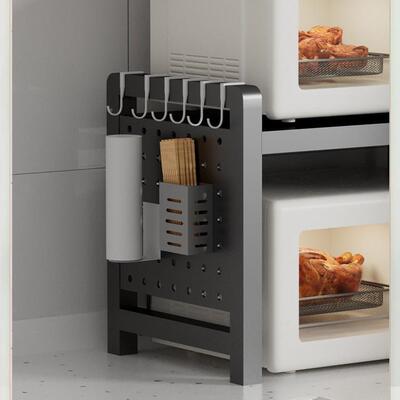 厨功房台面微置波炉物架多能家用烤箱款双层伸缩分层NRF-XZSN收纳