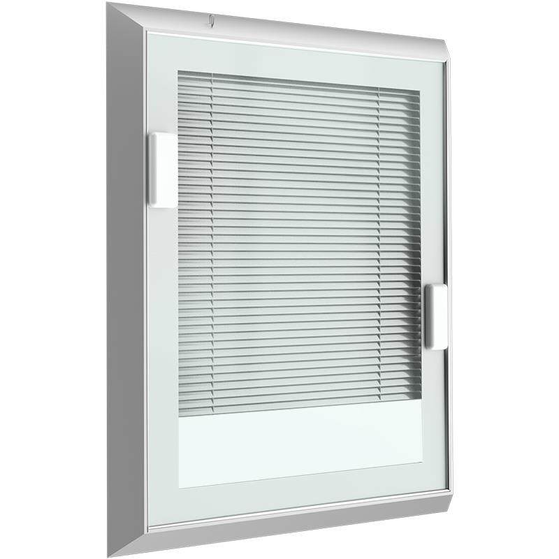 中AF769565JLI6内置单玻璃空磁控内嵌式百卫叶窗生间铝金合内开升