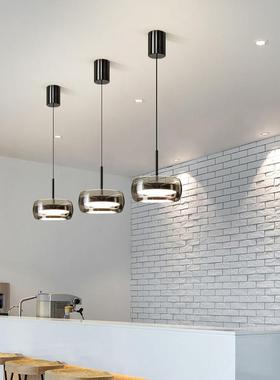 红床头吊网灯现代简约轻奢走廊道过灯玄关小灯高级感卧86566吊室