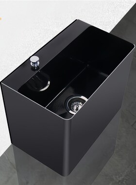 304不锈钢拖把池商用q新款家用阳台洗拖布池黑色防溅水墩布池水池