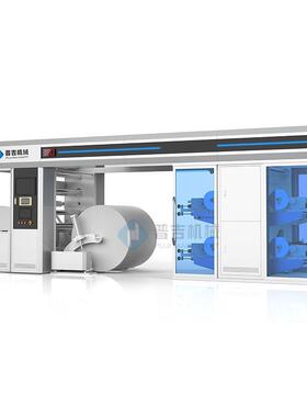 伺服层叠式柔版印刷机PE透气膜柔印机软包装塑料opp NY膜印刷设备