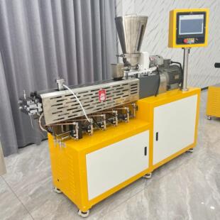锡华双螺杆挤出机 PP/PE/PLA 高分子材料改性造粒 高效混炼挤出设