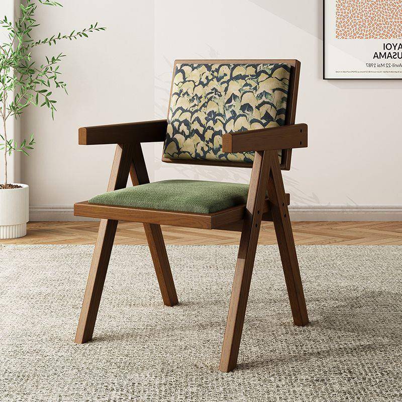 欧简用休闲C301藤编椅子阳约台实木餐椅靠背藤北椅民宿昌迪加家尔