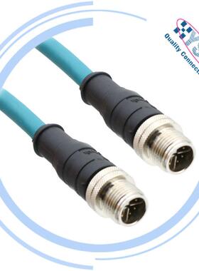 MXM12X扣812型8芯公头转RJ45预传铸成型千兆输连接线