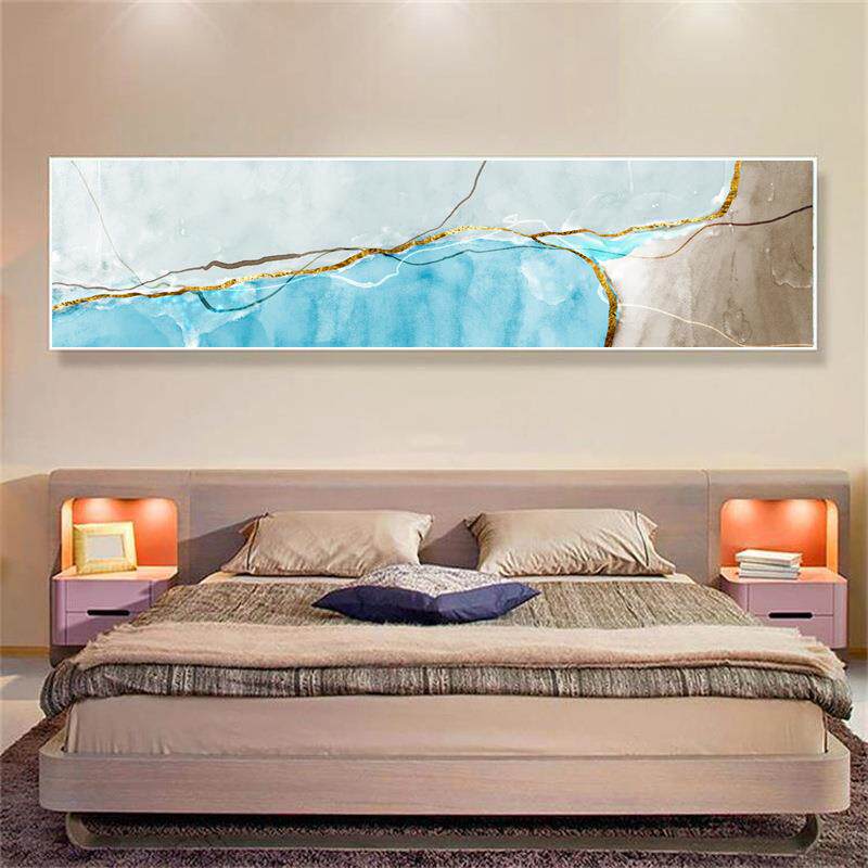 卧室酒店装饰画现代简大气厅壁挂客画床头北MY-H0411欧样约板房抽