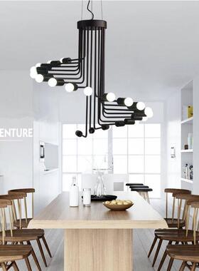 欧简北约oft工业286风创意个性餐厅客咖啡厅厅酒吧多头螺旋l楼梯