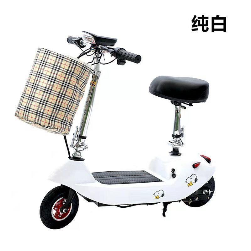 成人车迷你折叠电瓶动HY-2车小海豚电动滑板代车步电自行厂家