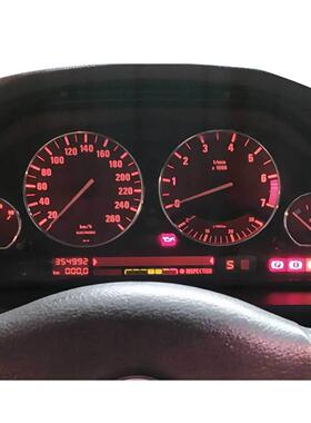 E适用于BMW电32/E34车型镀光铬银造型81294仪表盘环装饰圈