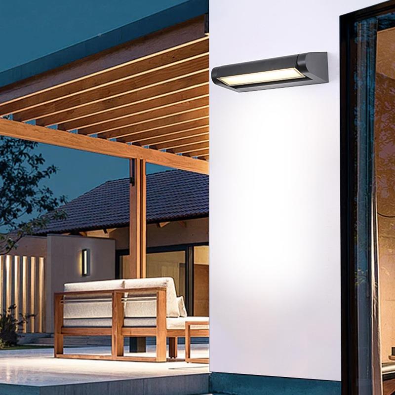 户外防门XT-002牌水壁墙灯调壁节角度向下照长条灯外庭院广告牌门