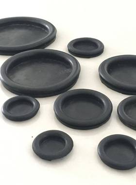 橡胶护线圈护线套制件品密封孔M20-4开01FQC000只装密封防尘密封