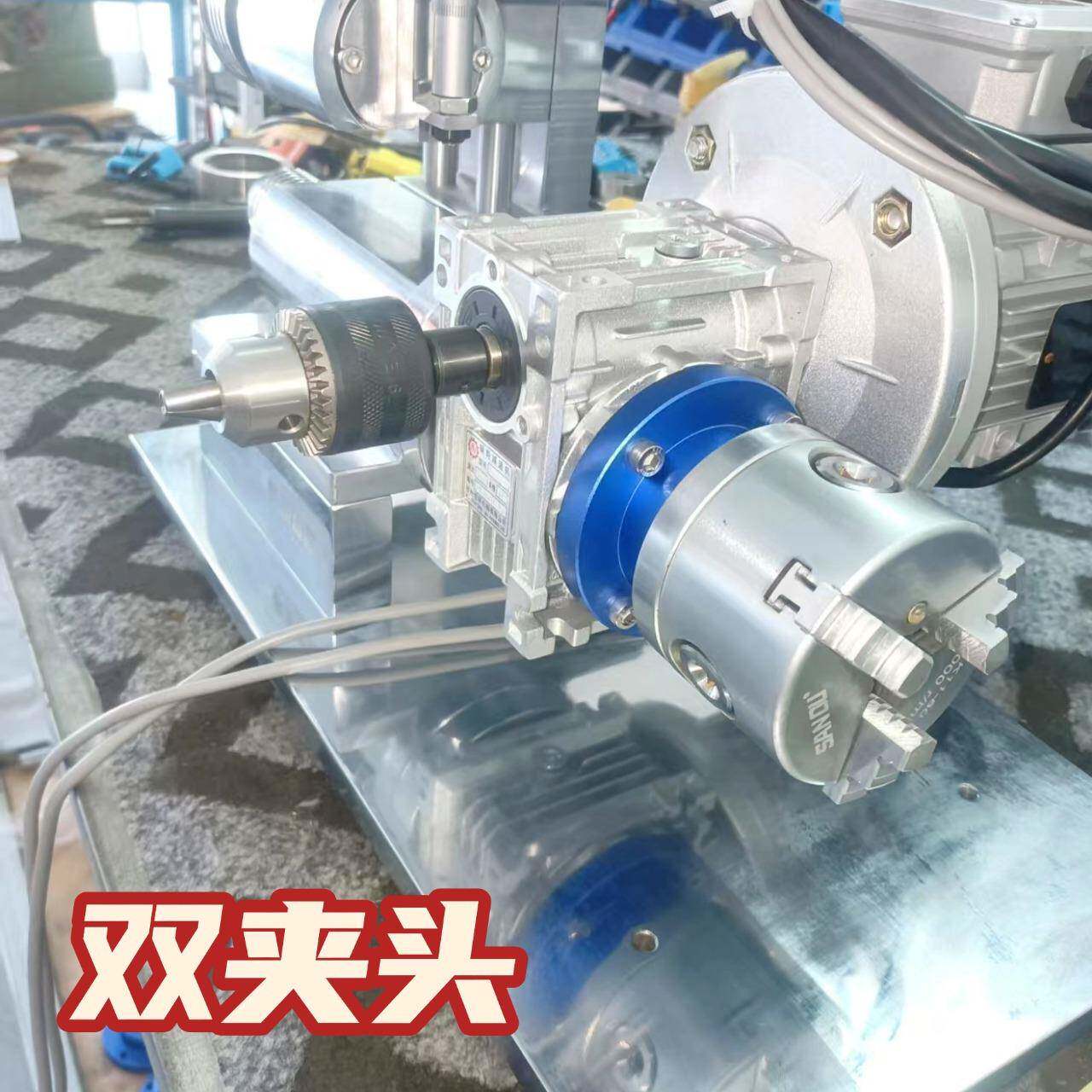 多功能形卷圆机备附带449小车床三爪夹头机打金设黄金加工整维修