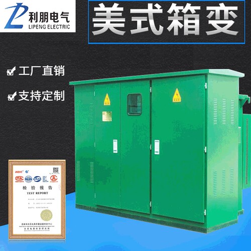 跨境路灯美式箱式变电站zgs11组合型路灯箱变315kva美式变压器