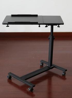 厂直销升脑降桌架站立办公桌升降工式作XIB台电桌黑色手家摇桌书