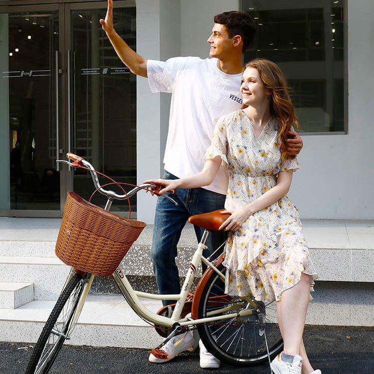 自行车NN-ICO芭女勤2单车上通班代步实成心胎4寸26大学生男人大人