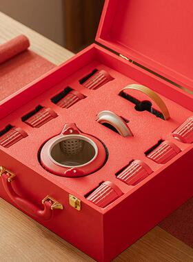 结婚礼送新人红色闺茶具家婚用新陪嫁物高档婚庆敬茶杯蜜订ZYL婚