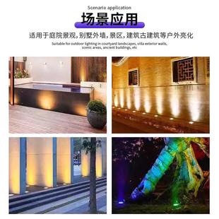 埋地嵌灯公园庭院景观亮水化坪 DMD太阳能地埋灯户外防圆形入式