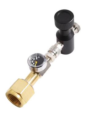 苏打气瓶997大转小W21.08带2快00psi压表接力充气阀