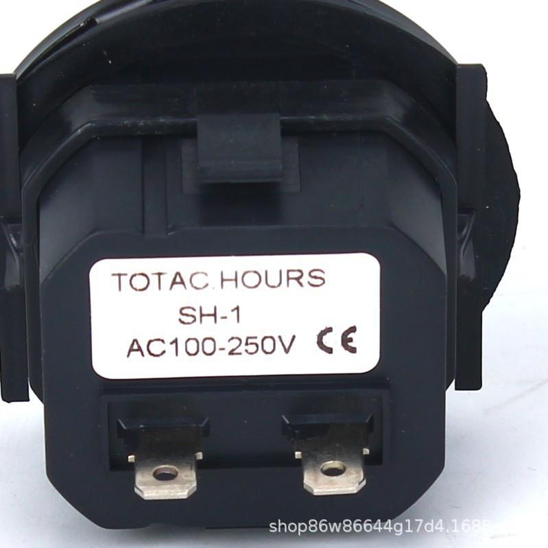 工业计时器茵S-1石英电子全SH-1/TH-密封式H计时器AC10-250V全新0