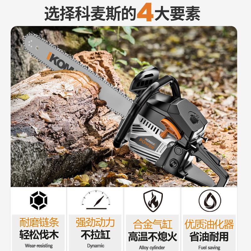 。家用电链锯大功率手持汽油锯伐木锯便携式多功能砍树机神器