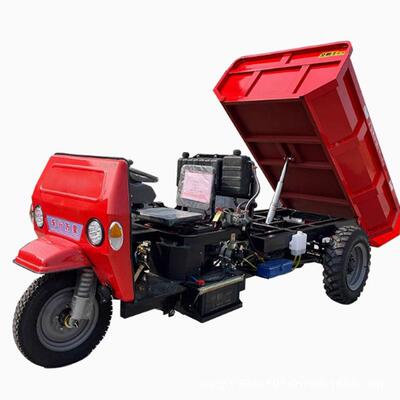 农用卸式三轮车柴油三轮车工程翻斗三轮卸式运输自EFO养殖车三马