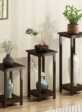 花置物架架阳台式实木多层落46229地家用客花厅中式台多肉绿萝花