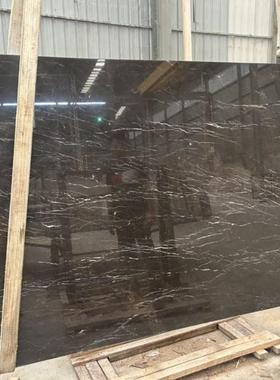 澳斯石汀灰色理大大板地面梯背55023景墙楼酒店别墅石材装修