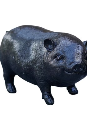 农家居仿真小猪模型雕塑摆件创意玻璃纤维动M物花园林庭院子景观