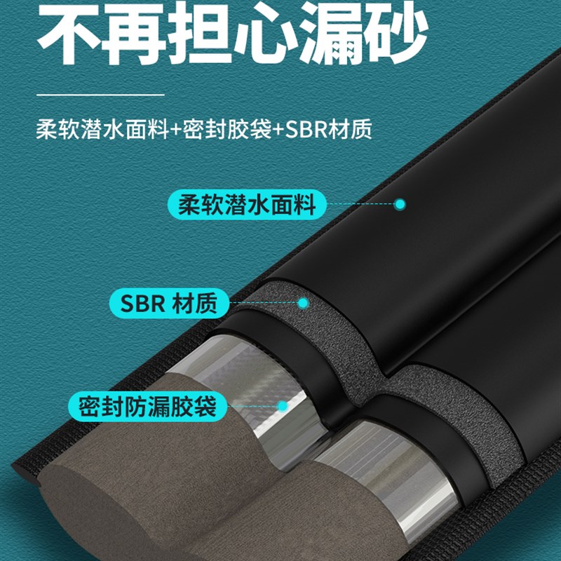 沙袋绑腿负重跑步手n腕可调节训练绑手腿部装备学生男舞蹈沙包公
