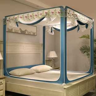 蚊帐家用2021年新款 蒙古包1.8m床宝宝防摔儿童围栏方便拆洗 免安装