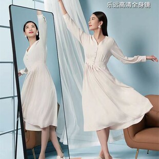 全身镜穿衣落地镜子家用壁t挂贴墙女生卧室化妆立体挂墙试衣ins风