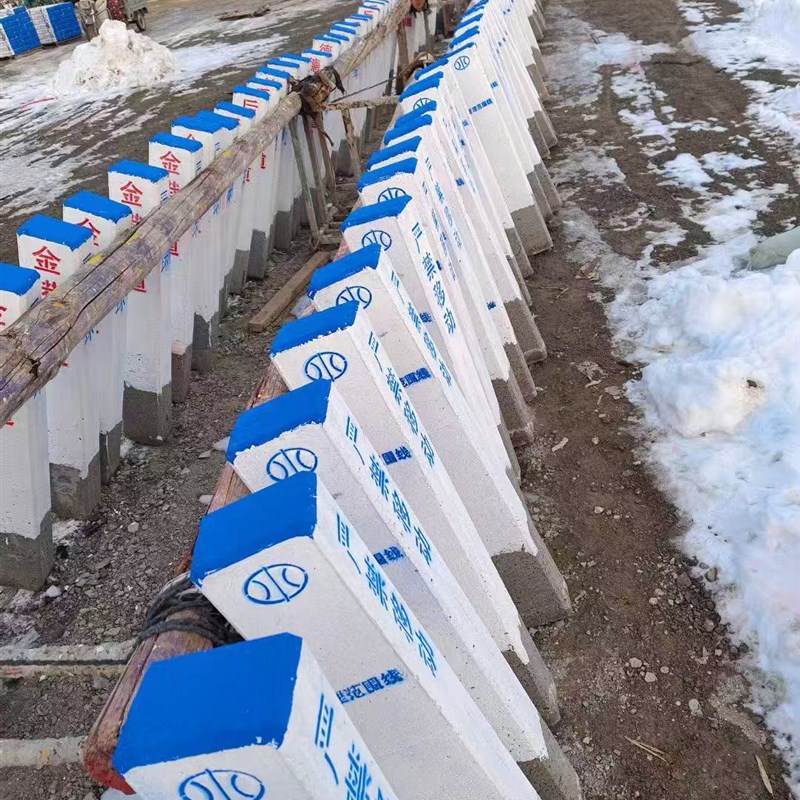 水泥百米桩玻璃钢界碑里程碑公路警示标志电力电缆界桩燃气标识