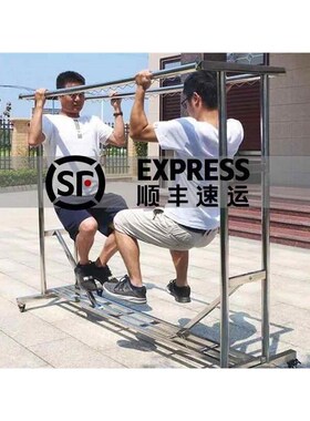 304不锈钢晾衣架落地立式折叠多功F能晾衣杆伸缩式可移动家用阳台