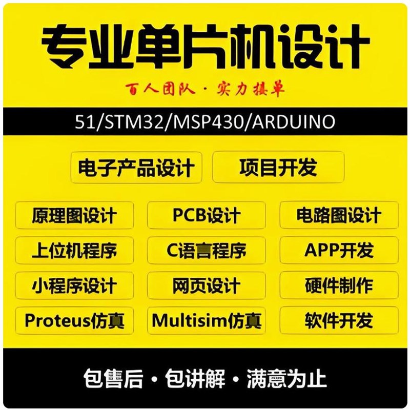 stm32/51单片机的设计成品电子设计产品定制智能套餐学习版开发板