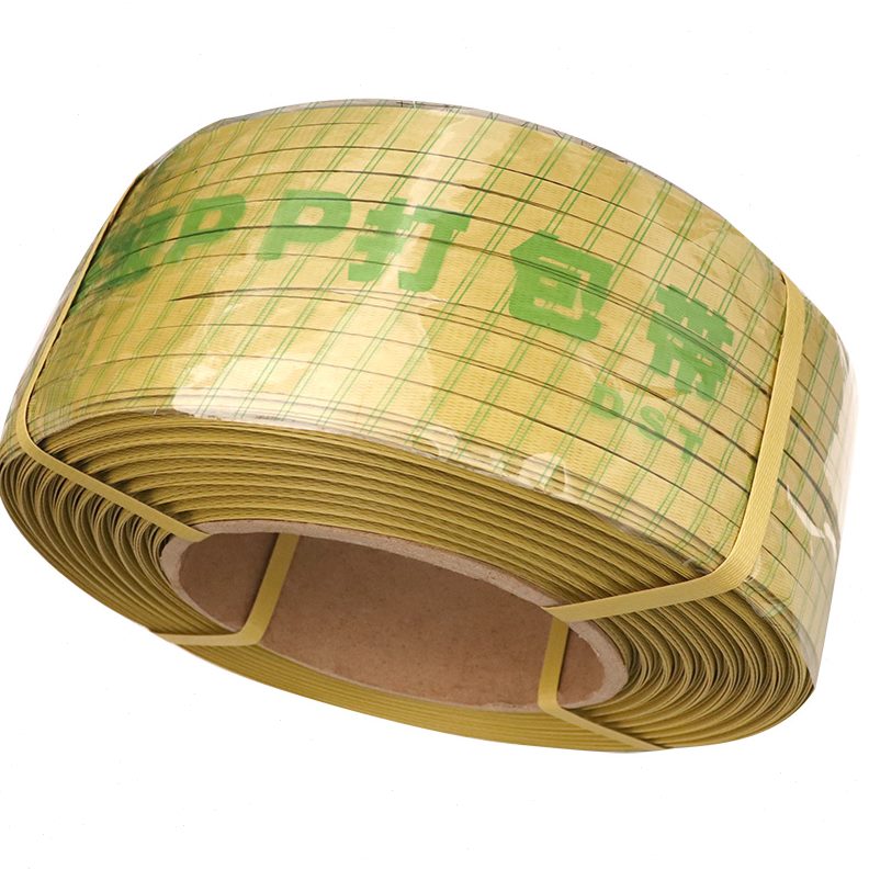 手工塑料白色黄色全自动打包带带包装p熔条热捆绑带带机用透明半p