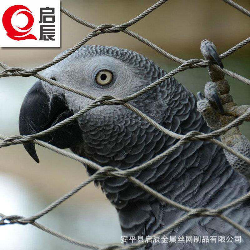 语围网百鸟园围栏网绳不锈钢鸟笼MMV舍网鸟不锈钢防跑网厂林家