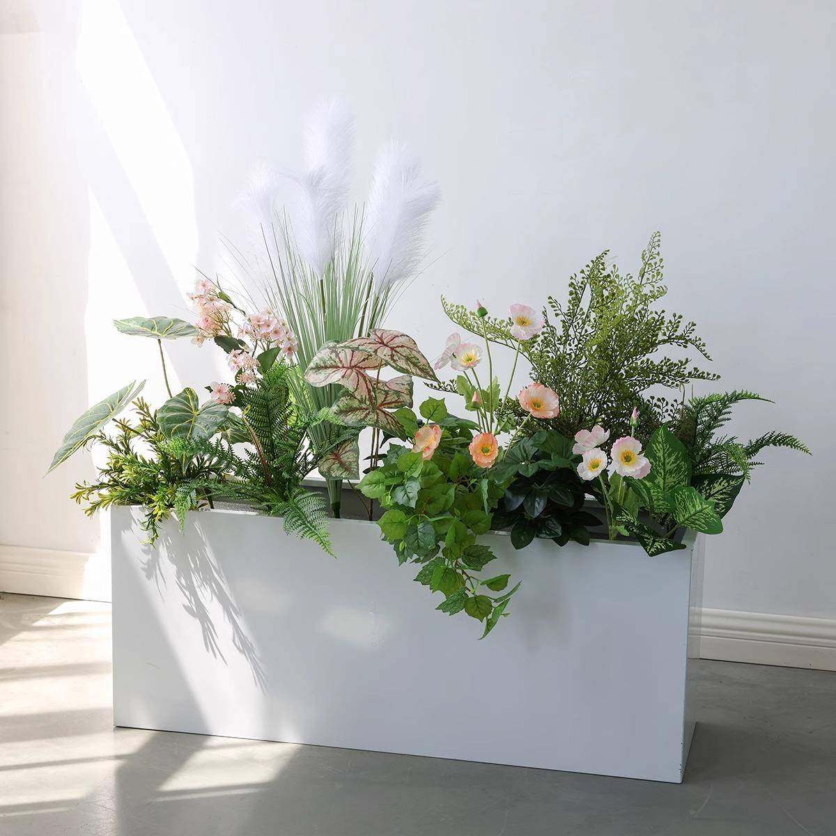 户不外锈商钢花箱阳台种植箱广场业街长方艺形花坛铁花槽524镀锌,商业/办公家具,花坛/花箱,淘宝优惠券,粉丝福利购,淘宝优惠卷