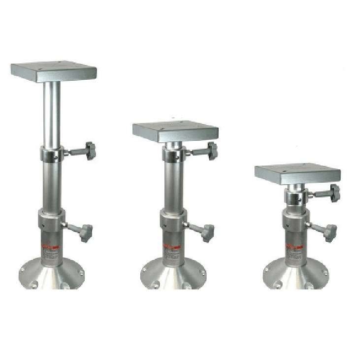 3节自由调节式游艇船舶房车桌面底座桌脚高度295-690mm毫米铝合金