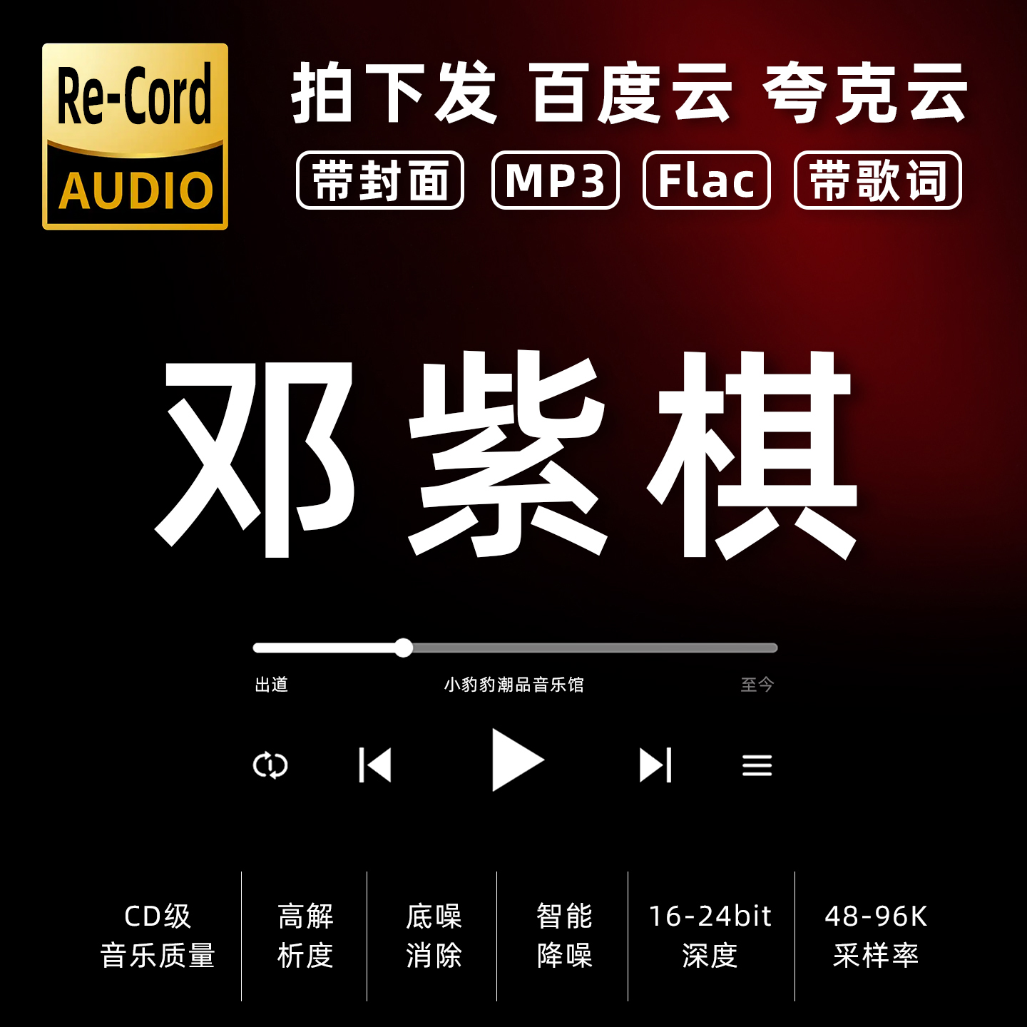 邓紫棋黑胶mp3全集无损音乐车载华语经典华语流行flac音乐分享
