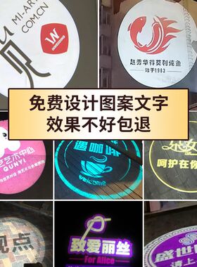 防水广告c投影灯LOGO门头射灯赠灯片可旋转多瓦数选择