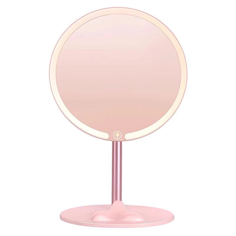 化妆镜带灯家用led镜子学生宿舍办公室台式桌面化妆镜网红超高清