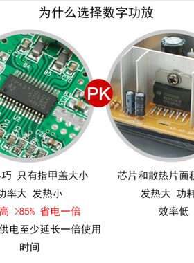 数字功放板车载大功率汽车发烧数字F低音炮功放板插卡USB遥控
