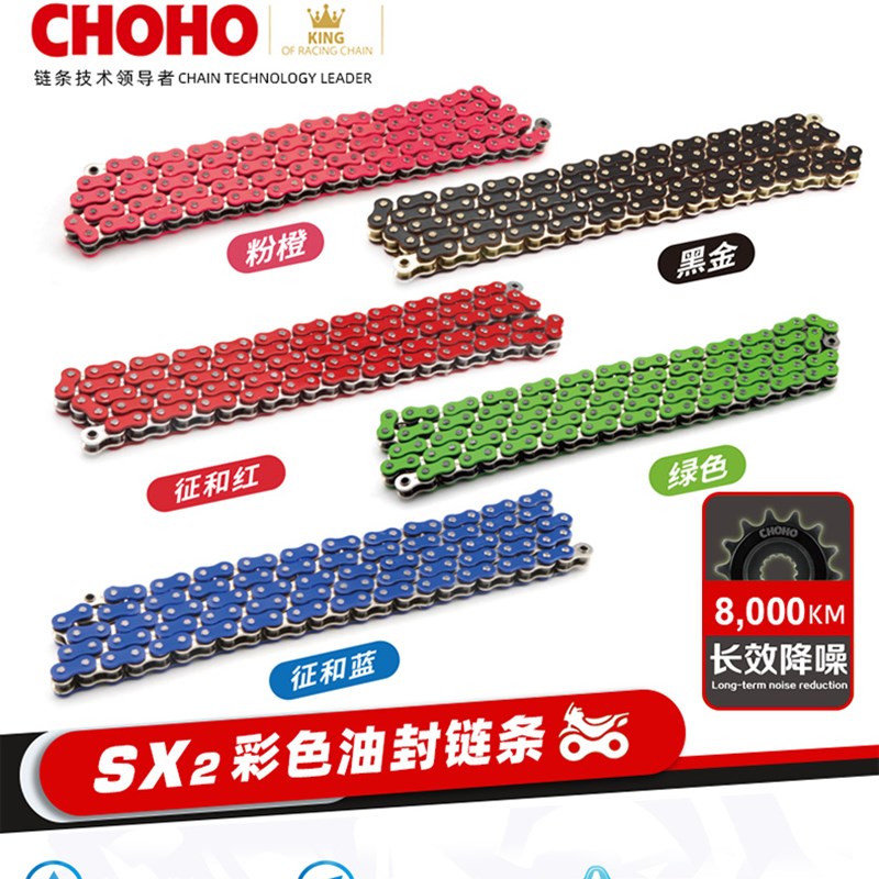 适用春风450SR S单摇臂大小飞链轮油封链条改装44齿牙盘提速更快