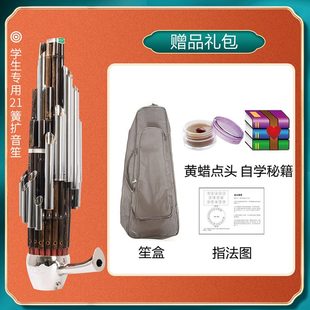乐器21学生用队用初学者精艺王泽爽笙乐笙扩音笙簧笙笙用用笙儿童