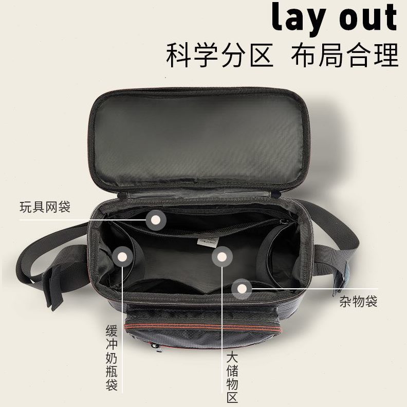储物袋挂包置物袋儿童推车大容量多功能伞车通用挂包收纳包奶瓶
